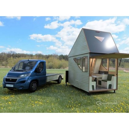 Rozkładany kamper który zaciera granice między kamperem a p...